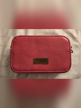Wrangler Coral-Pink Mini Crossbody Bag